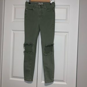 Free People Knee Ripped Jeans